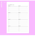 Hojas Planner estudio