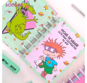 Cuaderno A5 Carlitos aqua
