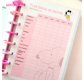 Planner perpetuo A5 Snoopy