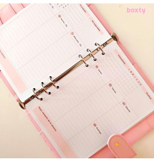 Agenda semanal Blossom