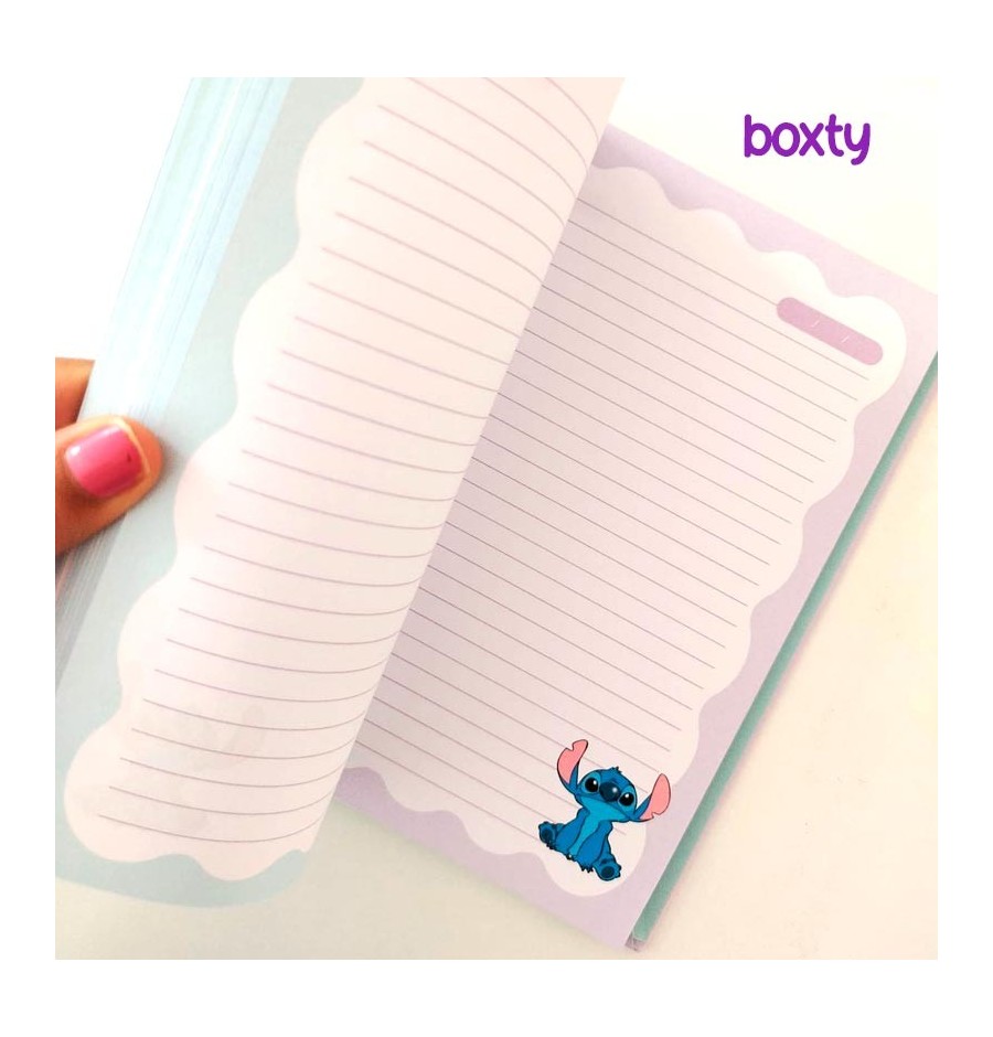 Pack hojas renglones Stitch