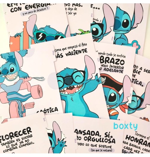 Pack Separadores mensuales Stitch