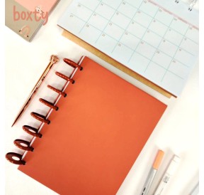 kit planner semanal más calendario mensual de escritorio