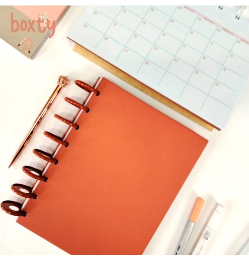 kit planner semanal más calendario mensual de escritorio