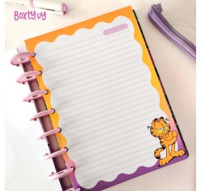 Pack hojas Garfield