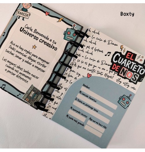 Cuaderno Creativo Cuarteto