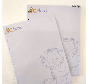 Hojas notas Garfield