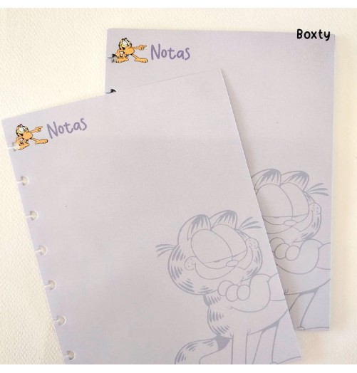 Hojas notas Garfield