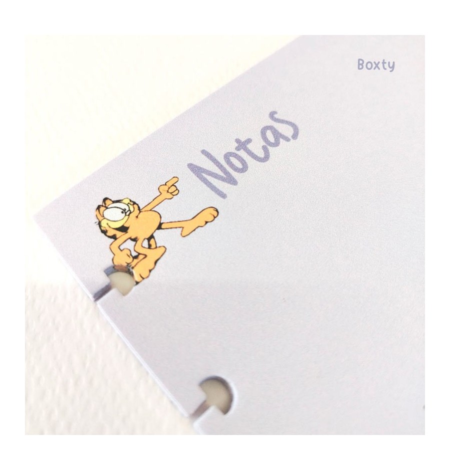 Hojas notas Garfield